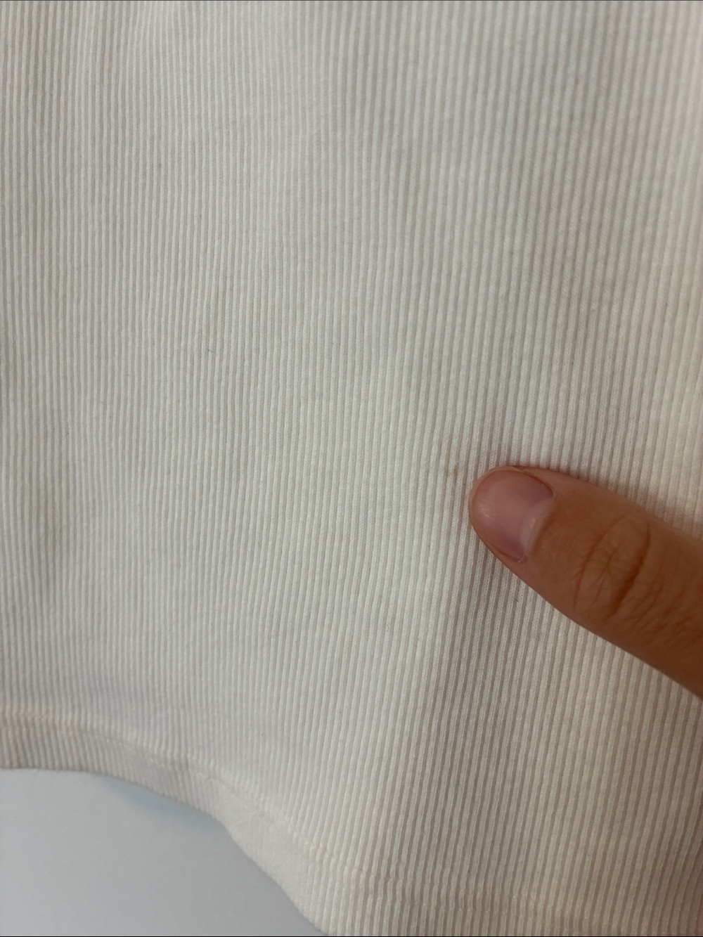Reformation Tasha Ivory Ribbed Racer Tank - Picture 5 of 12